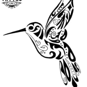tatouage-ephemere-polynesien-oiseau-design-authentique tatouage-ephemere-polynesien-oiseau-design-authentique