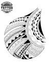 tatouage-polonésien-ephemere-pectoraux-design-traditionnel