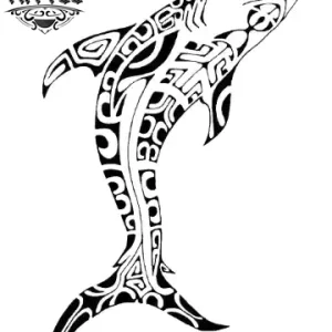 tatouage éphémère polynésien requin art corporel temporaire îles du pacifique tatouage éphémère polynésien requin art corporel temporaire îles du pacifique