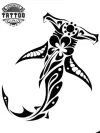 tatouage polynesien ephemere requin marteau design authentique tatouage polynesien ephemere requin marteau design authentique