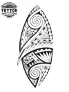 tatouage ephemere polynesien joueur de rugby design temporaire inspire des iles tatouage ephemere polynesien joueur de rugby design temporaire inspire des iles