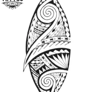 tatouage ephemere polynesien joueur de rugby design temporaire inspire des iles tatouage ephemere polynesien joueur de rugby design temporaire inspire des iles