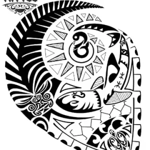 tatouage_POLYNESIEN_ephemere_spirale_design_tribal_temporaire tatouage_POLYNESIEN_ephemere_spirale_design_tribal_temporaire