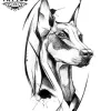 tatouage-ephemere-portrait-chien-personnalise tatouage-ephemere-portrait-chien-personnalise
