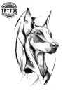 tatouage-ephemere-portrait-chien-personnalise tatouage-ephemere-portrait-chien-personnalise
