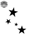 tatouage-etoile-ephemere-quatre-etoiles-lumineuses tatouage-etoile-ephemere-quatre-etoiles-lumineuses