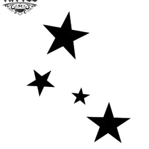 tatouage-etoile-ephemere-quatre-etoiles-lumineuses tatouage-etoile-ephemere-quatre-etoiles-lumineuses