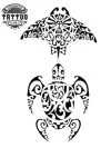 tatouage ephemere tortue et raie manta oceanique tatouage ephemere tortue et raie manta oceanique