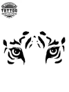 tatouage-tigre-ephemere-regard-de-tigre-sauvage tatouage-tigre-ephemere-regard-de-tigre-sauvage