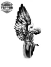 tatouage éphémère religieux ange céleste art corporel temporaire tatouage éphémère religieux ange céleste art corporel temporaire