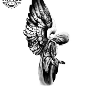tatouage éphémère religieux ange céleste art corporel temporaire tatouage éphémère religieux ange céleste art corporel temporaire