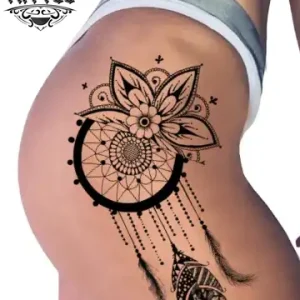 tatouage-ephemere-hanche-attrape-reve tatouage-ephemere-hanche-attrape-reve
