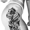 tatouage-ephemere-revolver-hanche-design-realiste tatouage-ephemere-revolver-hanche-design-realiste