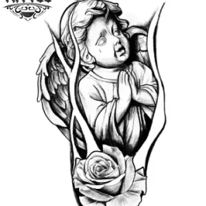 tatouage-ephemere-rose-ange-design-tatouage-ange-provisoire tatouage-ephemere-rose-ange-design-tatouage-ange-provisoire