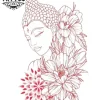 tatouage-ephemere-rose-bouddha-style-bouddhisme tatouage-ephemere-rose-bouddha-style-bouddhisme