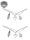 tatouage bracelet éphémère rose cheville floral魅 tatouage bracelet éphémère rose cheville floral魅