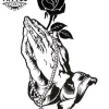 tatouage-ephemere-rose-chapelet-design-floral-realiste tatouage-ephemere-rose-chapelet-design-floral-realiste