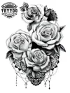 tatouage-ephemere-rose-dentelle-elegant-chic tatouage-ephemere-rose-dentelle-elegant-chic