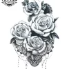 tatouage-ephemere-rose-gothique-fleur-tendance-tatouage-ROSE tatouage-ephemere-rose-gothique-fleur-tendance-tatouage-ROSE