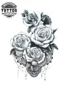 tatouage-ephemere-rose-gothique-fleur-tendance-tatouage-ROSE tatouage-ephemere-rose-gothique-fleur-tendance-tatouage-ROSE