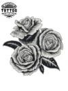 tatouage-ephemere-rose-grise-elegant-et-durable-tatouage-ROSE
