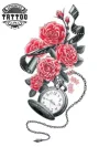 tatouage-ephemere-rose-motif-montre-gousset-vintage