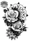 tatouage-ephemere-rose-ombrage-realiste-floral-tatouage-ROSE tatouage-ephemere-rose-ombrage-realiste-floral-tatouage-ROSE