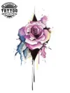 tatouage-ephemere-rose-original-design-fleur tatouage-ephemere-rose-original-design-fleur