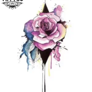tatouage-ephemere-rose-original-design-fleur tatouage-ephemere-rose-original-design-fleur