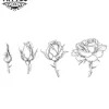 tatouage ROSE éphémère ouverte temporaire tendance