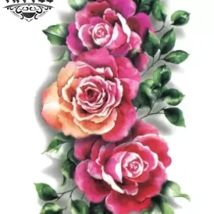 tatouage-ephemere-rose-realiste-effet-naturel-peau tatouage-ephemere-rose-realiste-effet-naturel-peau