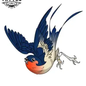 tatouage-hirondelle-ephemere-rustique-design-authentique tatouage-hirondelle-ephemere-rustique-design-authentique