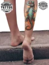 tatouage ephemere salamandre mollet tatouage ephemere salamandre mollet