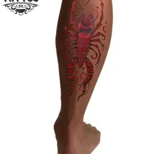 tatouage mollet tatouage éphémère scorpion réaliste détaillé tatouage mollet tatouage éphémère scorpion réaliste détaillé