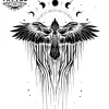 tatouage-ephemere-signe-corbeau-design-unique-image-alt tatouage-ephemere-signe-corbeau-design-unique-image-alt