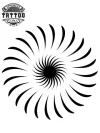 tatouage-ephemere-soleil-abstrait-tendance tatouage-ephemere-soleil-abstrait-tendance
