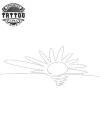 tatouage-ephemere-soleil-fin-minimaliste tatouage-ephemere-soleil-fin-minimaliste