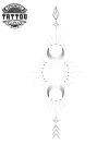 tatouage-ephemere-soleil-fleche-design-lumineux tatouage-ephemere-soleil-fleche-design-lumineux