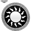 tatouage-ephemere-soleil-grec-style-mythologie-mediterraneenne tatouage-ephemere-soleil-grec-style-mythologie-mediterraneenne