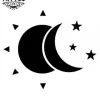 tatouage éphémère lune soleil étoile art corporel temporaire celestial tatouage éphémère lune soleil étoile art corporel temporaire celestial