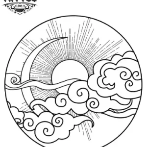 tatouage-ephemere-soleil-et-lune-japonais-design-authentique-tatouage-soleil tatouage-ephemere-soleil-et-lune-japonais-design-authentique-tatouage-soleil