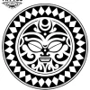 tatouage-ephemere-soleil-marquisien-design-polynesien-elegant tatouage-ephemere-soleil-marquisien-design-polynesien-elegant