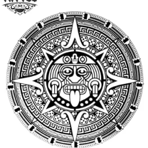 tatouage-ephemere-soleil-maya-design-unique-intemporel tatouage-ephemere-soleil-maya-design-unique-intemporel