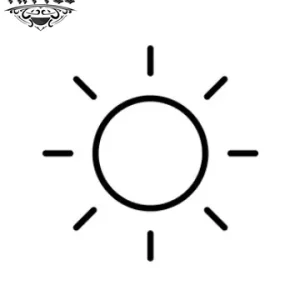 tatouage-ephemere-soleil-minimaliste-style-discret tatouage-ephemere-soleil-minimaliste-style-discret