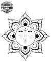 tatouage soleil orient temporaire ephemere tatouage soleil orient temporaire ephemere