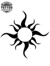 tatouage-ephemere-soleil-tribal-design-style-unique tatouage-ephemere-soleil-tribal-design-style-unique