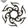 tatouage-ephemere-soleil-tribal-femme-tendance-chic