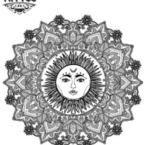 Tatouage ephemere soleil visage tendance lumineux Tatouage ephemere soleil visage tendance lumineux