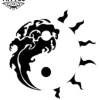 tatouage-ephemere-soleil-lune-ying-yang-art-tatouage-soleil tatouage-ephemere-soleil-lune-ying-yang-art-tatouage-soleil
