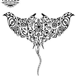 tatouage tahitien ephemere motif raie polynesienne tatouage tahitien ephemere motif raie polynesienne